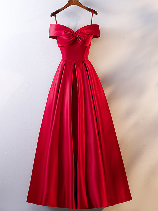 Red Tea Length Prom Dresses, Red Tea Length Formal Bridesmaid Dresses, US 2 / Red as Pics / With Rush+$19.99 Red Tea Length Prom Dresses, Red Tea Length Formal Bridesmaid Dresses, US 2 / Red as Pics / With Rush+$19.99