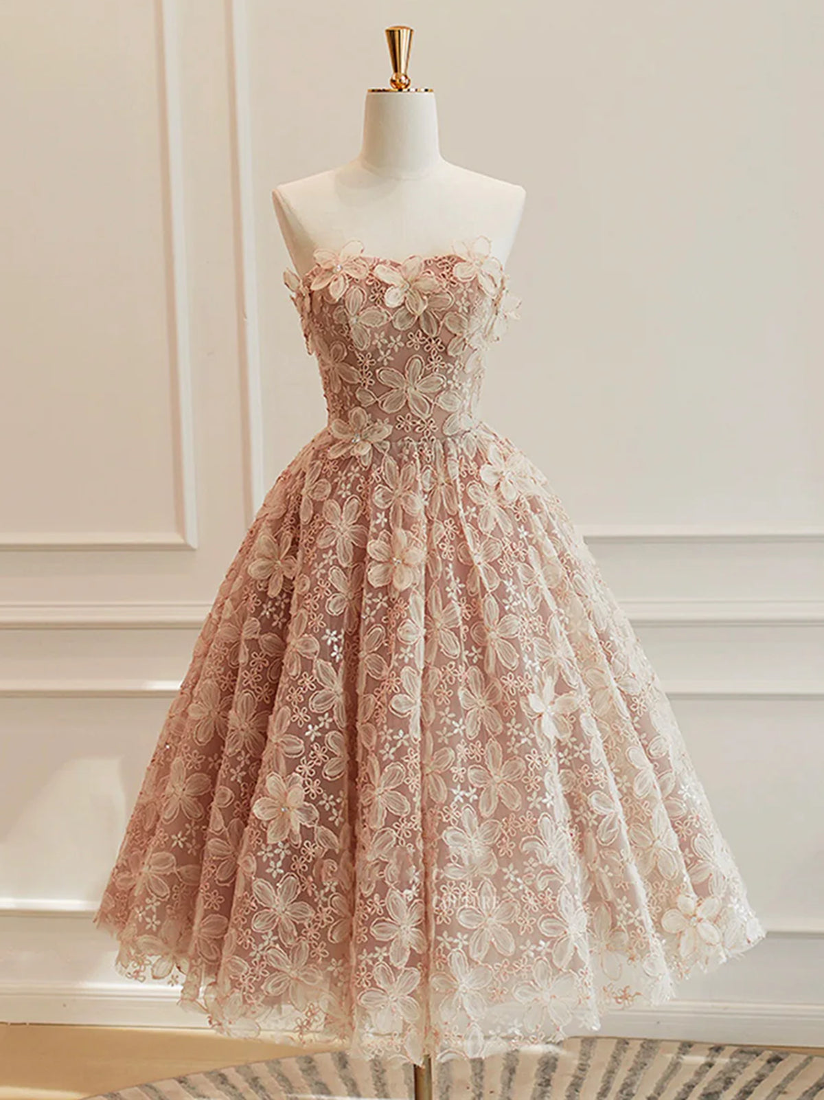 Off Shoulder Pink Lace Prom Dresses, Short Pink Lace Homecoming Formal Graduation Dresses, US 10 / Custom Color / With Rush+$19.99 Off Shoulder Pink Lace Prom Dresses, Short Pink Lace Homecoming Formal Graduation Dresses, US 10 / Custom Color / With Rush+$19.99