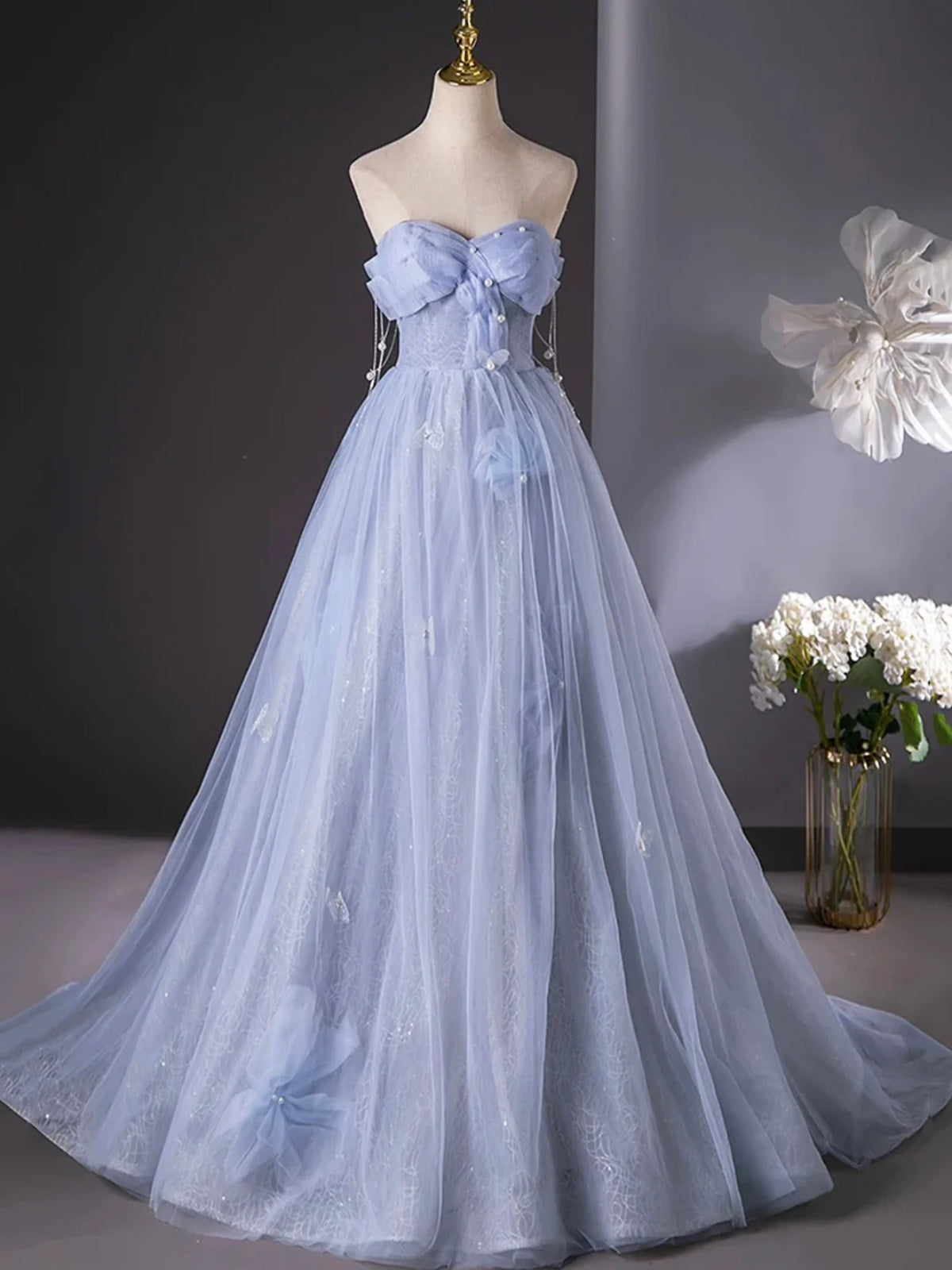 Off the Shoulder Blue Long Lace Prom Dresses, Off Shoulder Blue Long Formal Evening Dresses, US 6 / Custom Color / No Rush Off the Shoulder Blue Long Lace Prom Dresses, Off Shoulder Blue Long Formal Evening Dresses, US 6 / Custom Color / No Rush