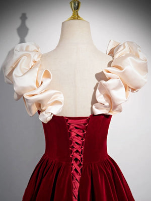 Off the Shoulder Burgundy Long Prom Dresses, Wine Red Off Shoulder Long Formal Evening Dresses