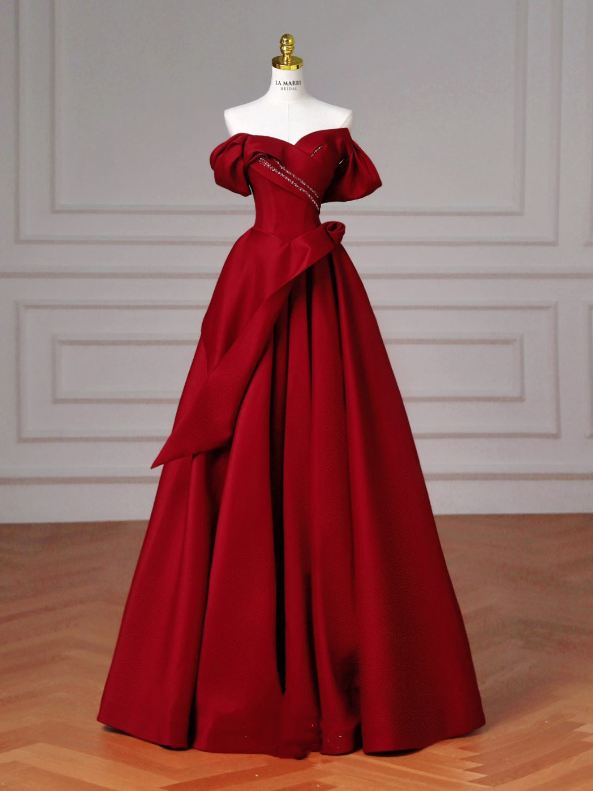 Off the Shoulder Burgundy Satin Long Prom Dresses, Off Shoulder Wine Red Satin Long Formal Dresses