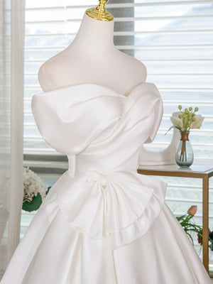 Off the Shoulder Short White Prom Dresses, Short White Formal Homecoming Dresses