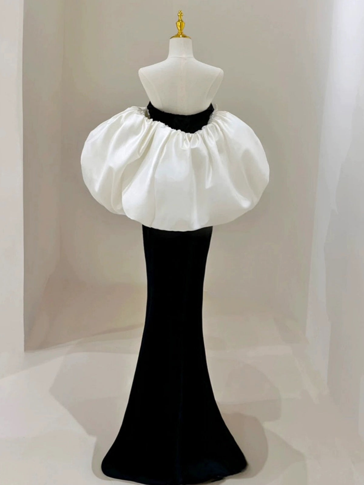 black and white off the shoulder prom dress Hellymoon Women Modest Black and White Satin Long Formal Dress Off the Shoulder A Line Black Tie Dress