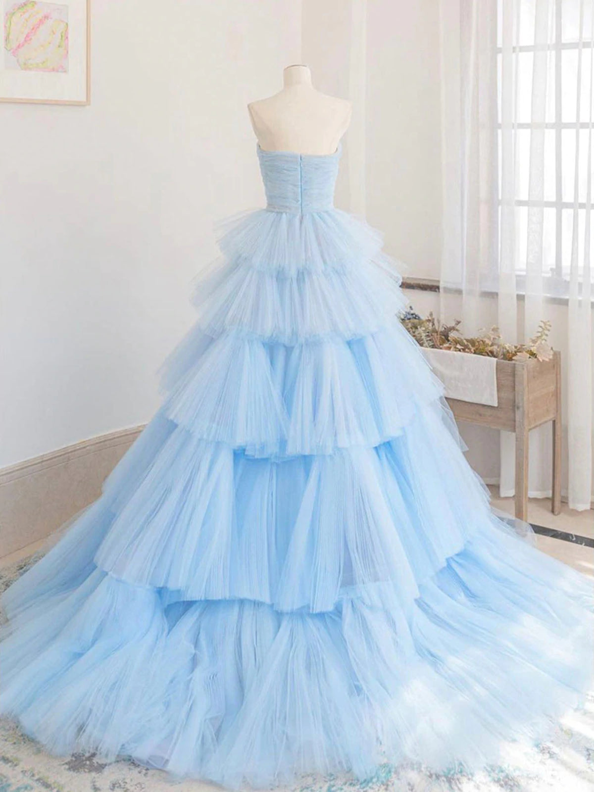 blue high low wedding dress Romantic Royal Blue Dress With Leafs, Blue Mother of the Bride Dress, Short Evening Dress With Flowers, Sexy Hi Low Dress in Navy Blue