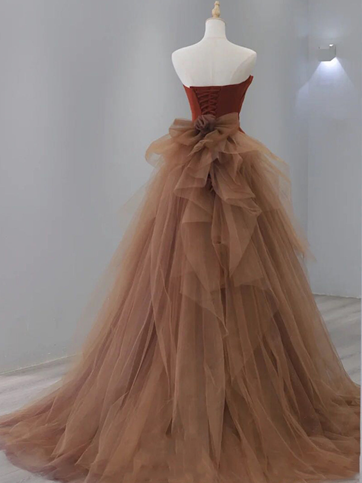 Dark Coffee Long Prom Dresses, Dark Coffee Long Formal Graduation Dresses, US 6 / Coffee as Pics / With Rush+$19.99 Dark Coffee Long Prom Dresses, Dark Coffee Long Formal Graduation Dresses, US 6 / Coffee as Pics / With Rush+$19.99