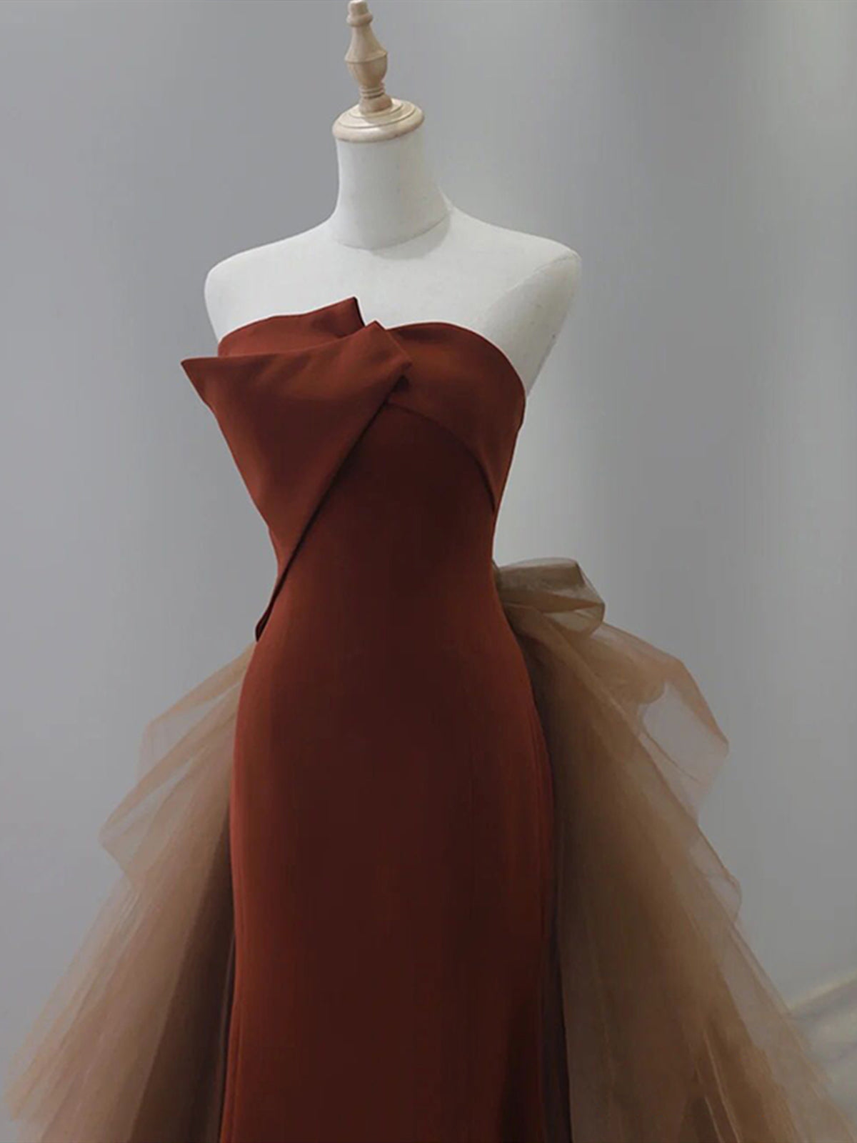 Dark Coffee Long Prom Dresses, Dark Coffee Long Formal Graduation Dresses, US 6 / Coffee as Pics / With Rush+$19.99 Dark Coffee Long Prom Dresses, Dark Coffee Long Formal Graduation Dresses, US 6 / Coffee as Pics / With Rush+$19.99