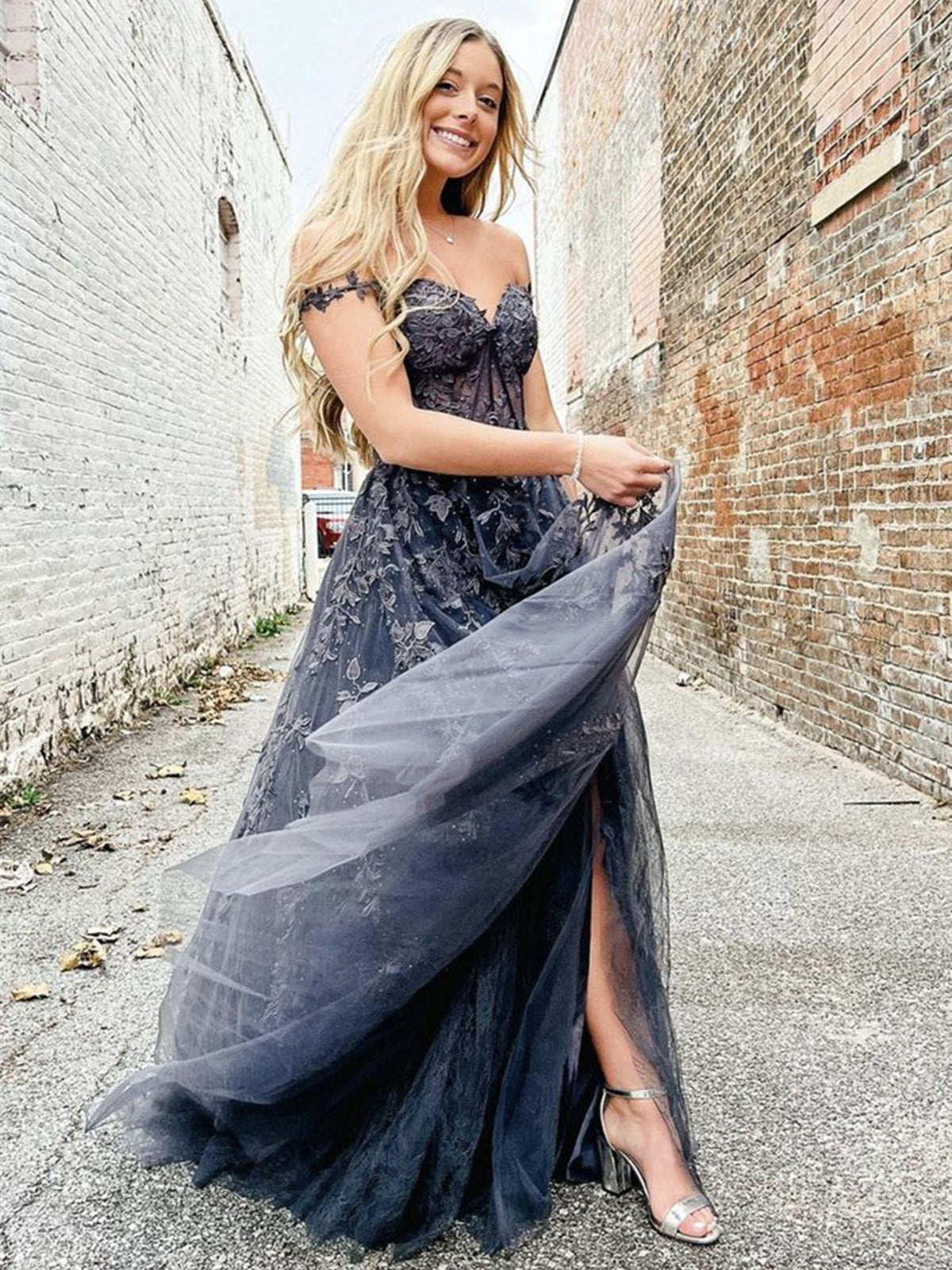 charcoal gray dress formal Gray Formal Dresses