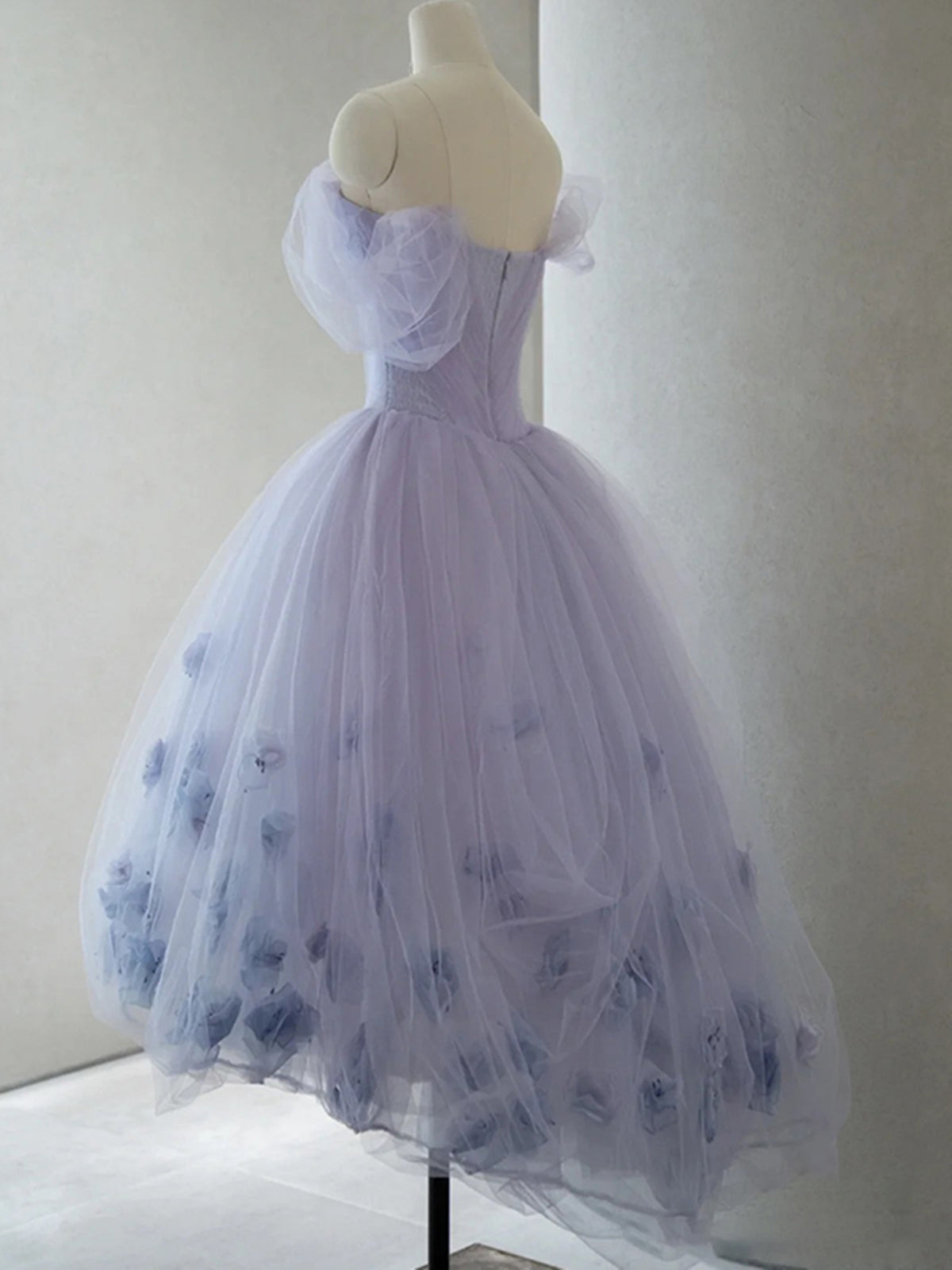 graduation dresses high low Navy Blue Prom Dress ,high Low Graduation Dresses,short Party Dresses,tulle Strapless Lace Applique Evening Dresses
