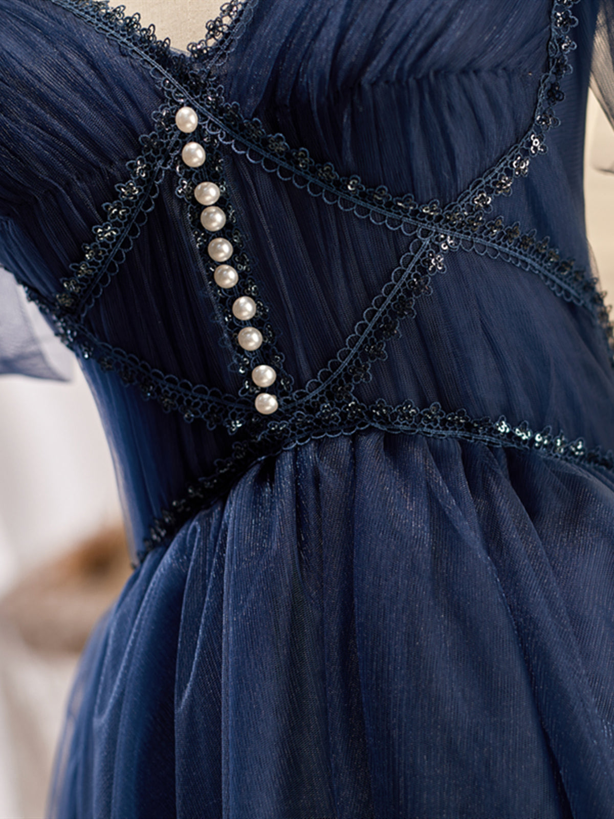 Off the Shoulder Short Navy Blue Prom Dresses, Dark Blue Off Shoulder - shegown Off the Shoulder Short Navy Blue Prom Dresses, Dark Blue Off Shoulder - shegown