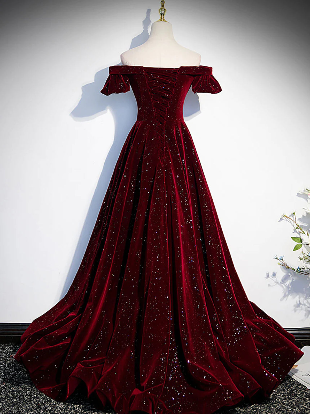 Shiny Off the Shoulder Burgundy Long Prom Dresses, Off Shoulder Wine Red Formal Evening Dresses, US 14 / Burgundy as Pics / With Rush+$19.99 Shiny Off the Shoulder Burgundy Long Prom Dresses, Off Shoulder Wine Red Formal Evening Dresses, US 14 / Burgundy as Pics / With Rush+$19.99