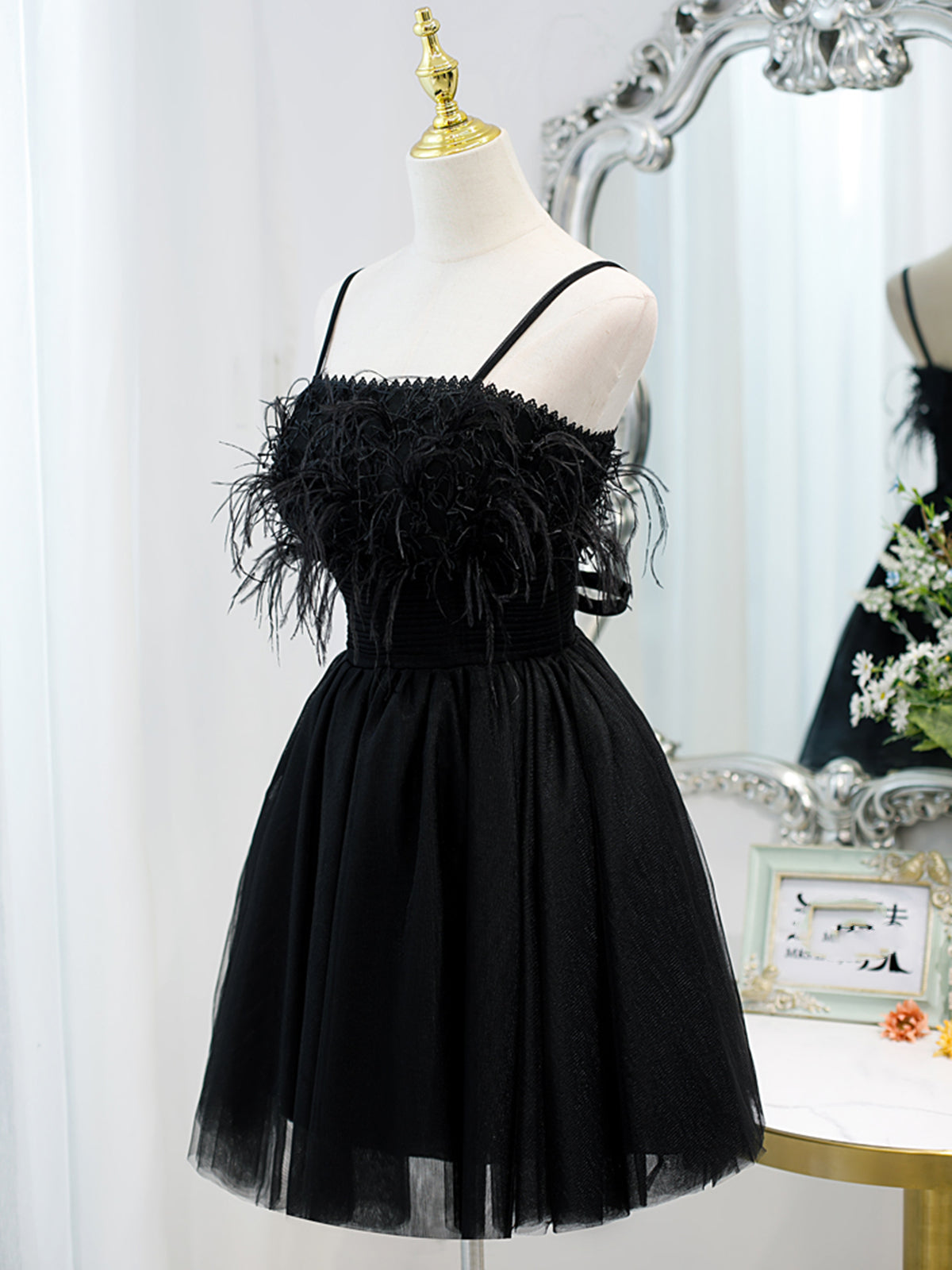 Short Back Prom Dress with Corset Back, Little Black Formal Homecoming Dresses, US 16 / Custom Color / No Rush Short Back Prom Dress with Corset Back, Little Black Formal Homecoming Dresses, US 16 / Custom Color / No Rush