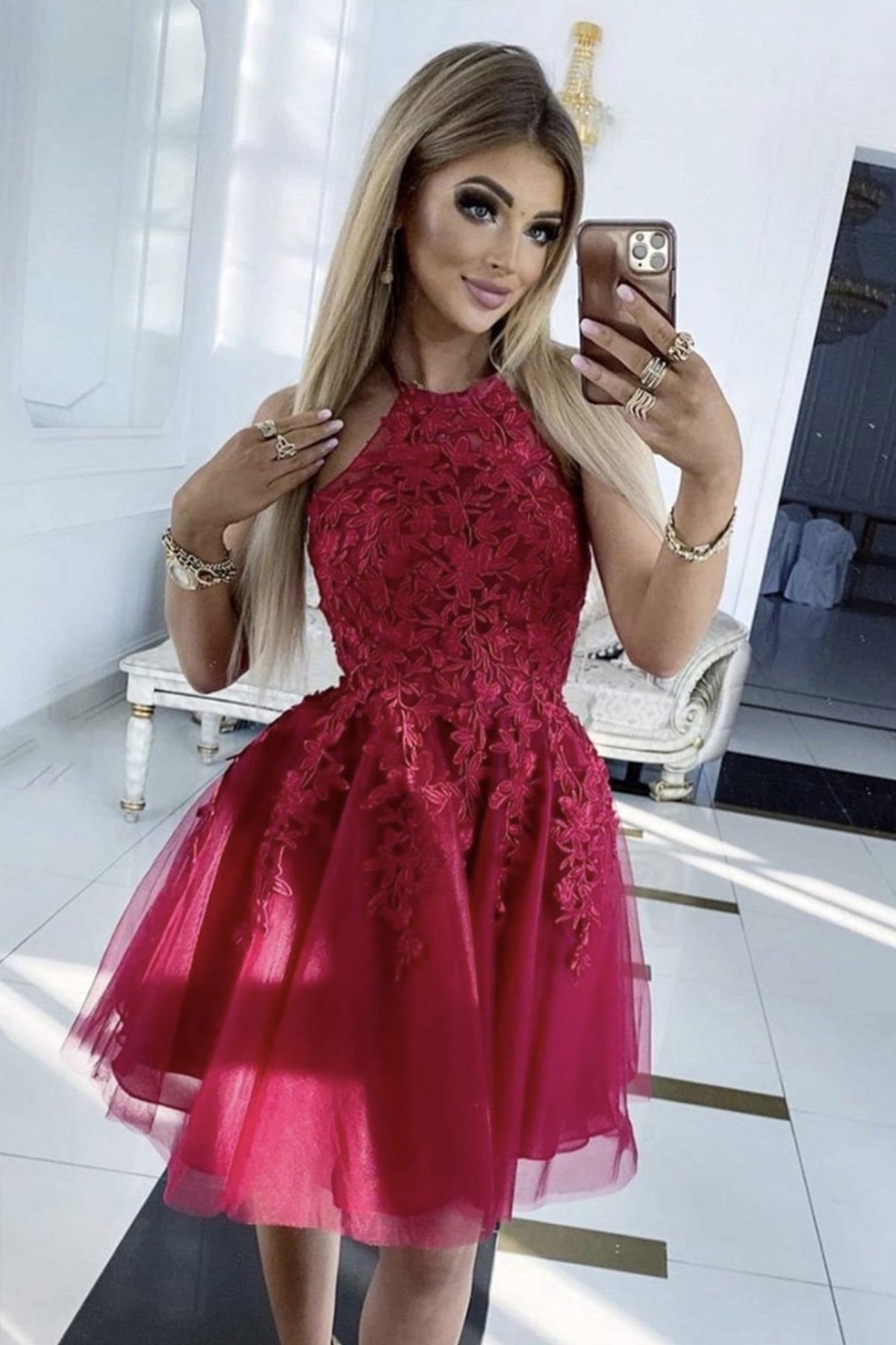 Short Navy Blue Burgundy Lace Prom Dresses, Blue Wine Red Short Lace Graduation Homecoming Dresses Short Navy Blue Burgundy Lace Prom Dresses, Blue Wine Red Short Lace Graduation Homecoming Dresses