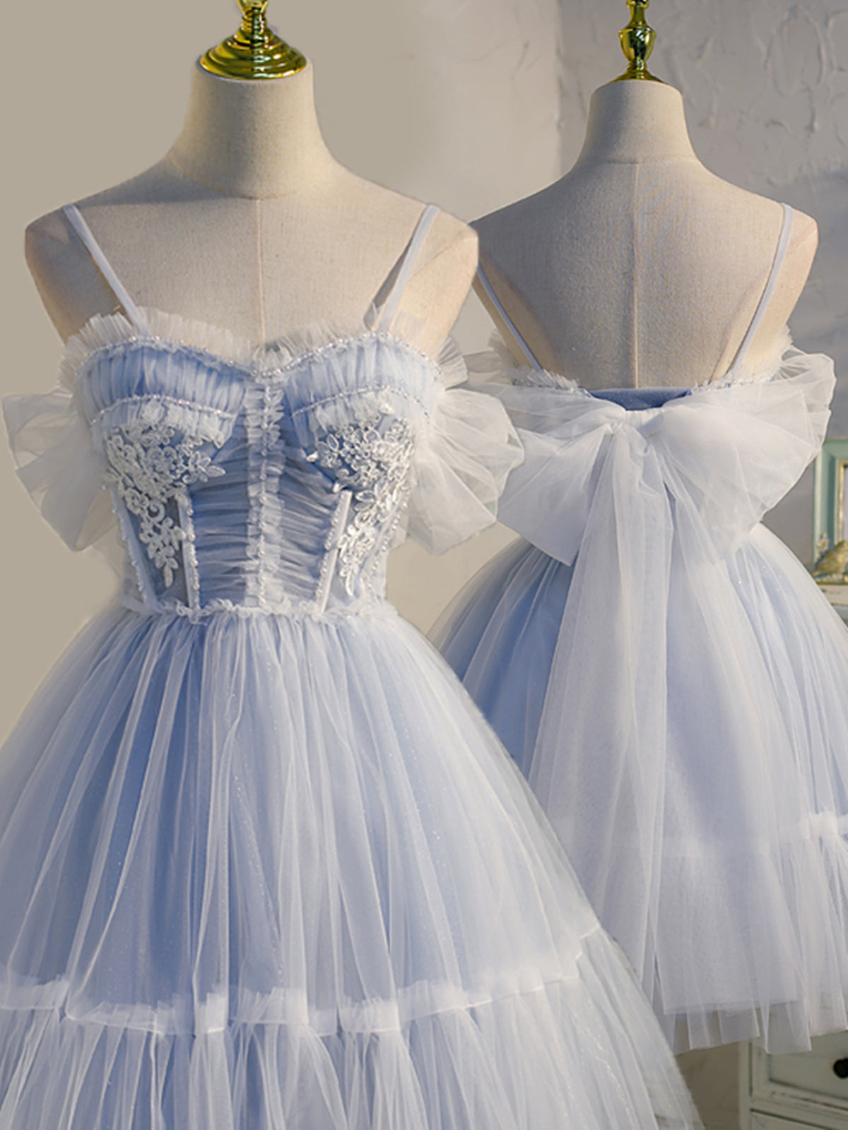 Short Off the Shoulder Light Blue Prom Dresses, Light Blue Formal Homecoming Dresses Short Off the Shoulder Light Blue Prom Dresses, Light Blue Formal Homecoming Dresses
