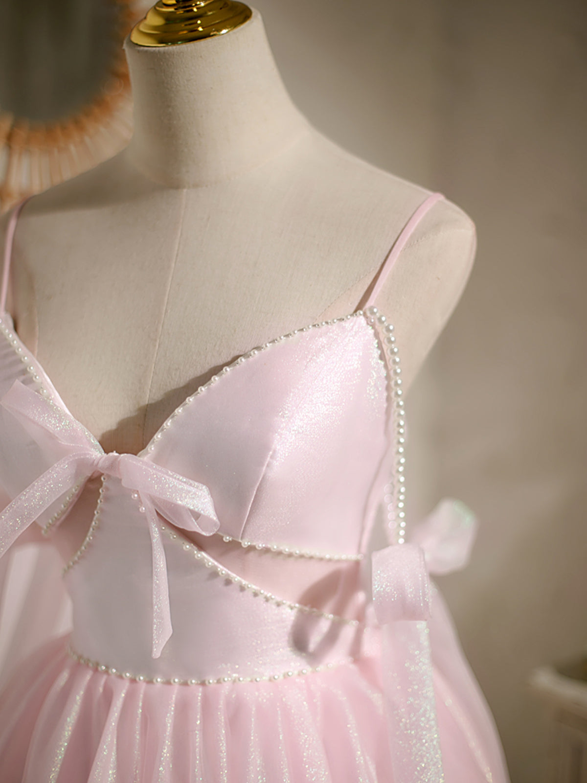 Short Pink Beaded Prom Dresses, Short Pink Beaded Formal Homecoming Dr - shegown Short Pink Beaded Prom Dresses, Short Pink Beaded Formal Homecoming Dr - shegown