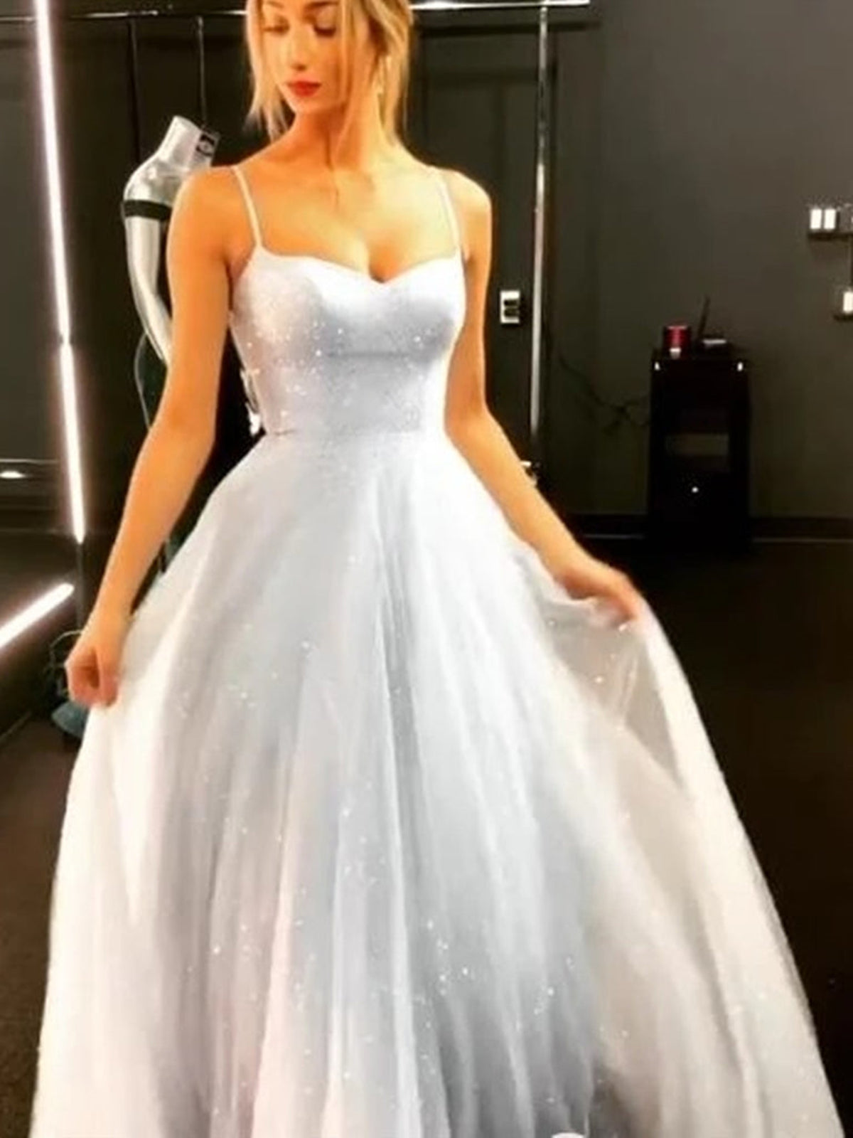 V Neck Silver Gray Long Prom Dresses, Silver Gray Long Formal Graduation Dresses V Neck Silver Gray Long Prom Dresses, Silver Gray Long Formal Graduation Dresses